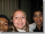 Me, Ben (left) and Lucas (right) at the meeting.